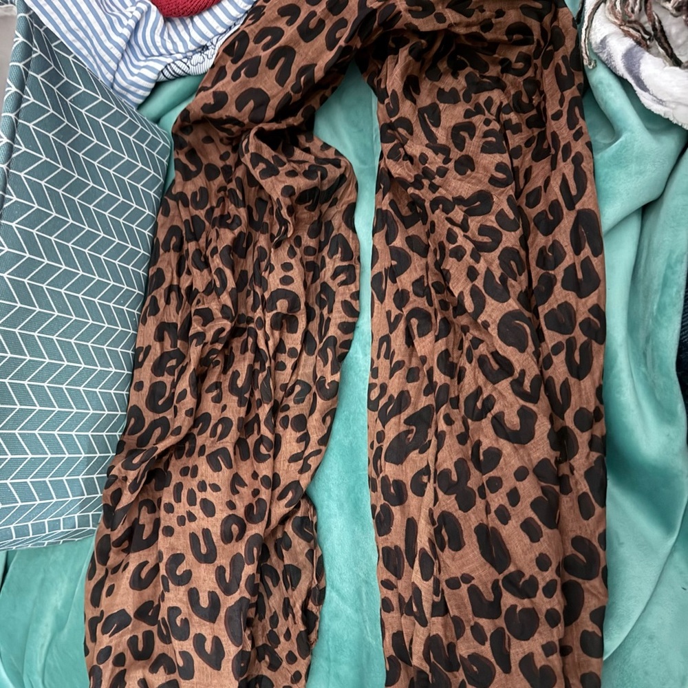 Chic Animal Print Scarf